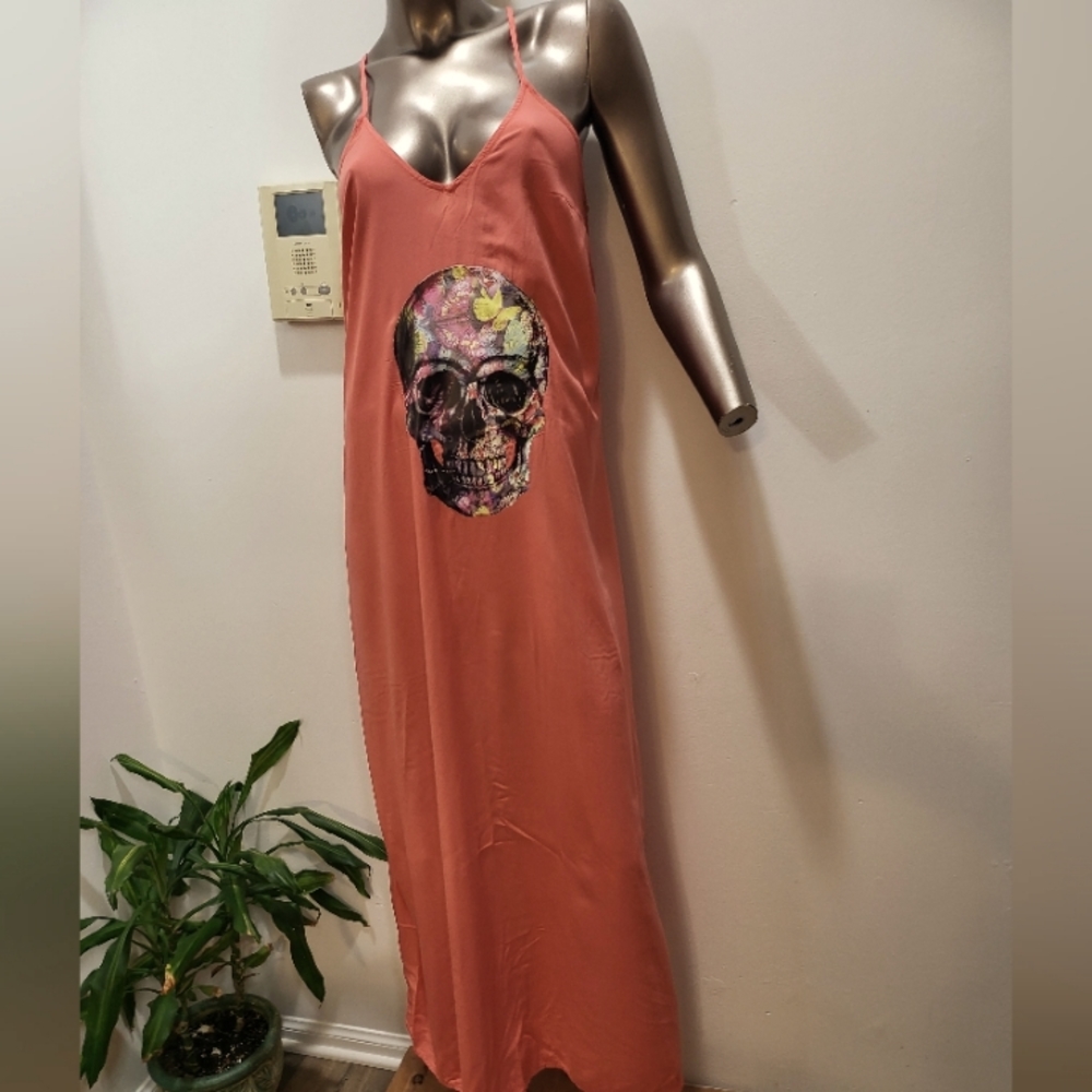 Maxi skull dress